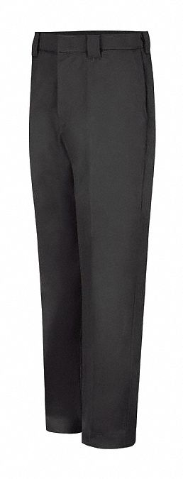 Mens Twill 65/35 Work Pant - Bk: Men's, Utility Pants, ( 36 in x 34 in ), Black, Zipper