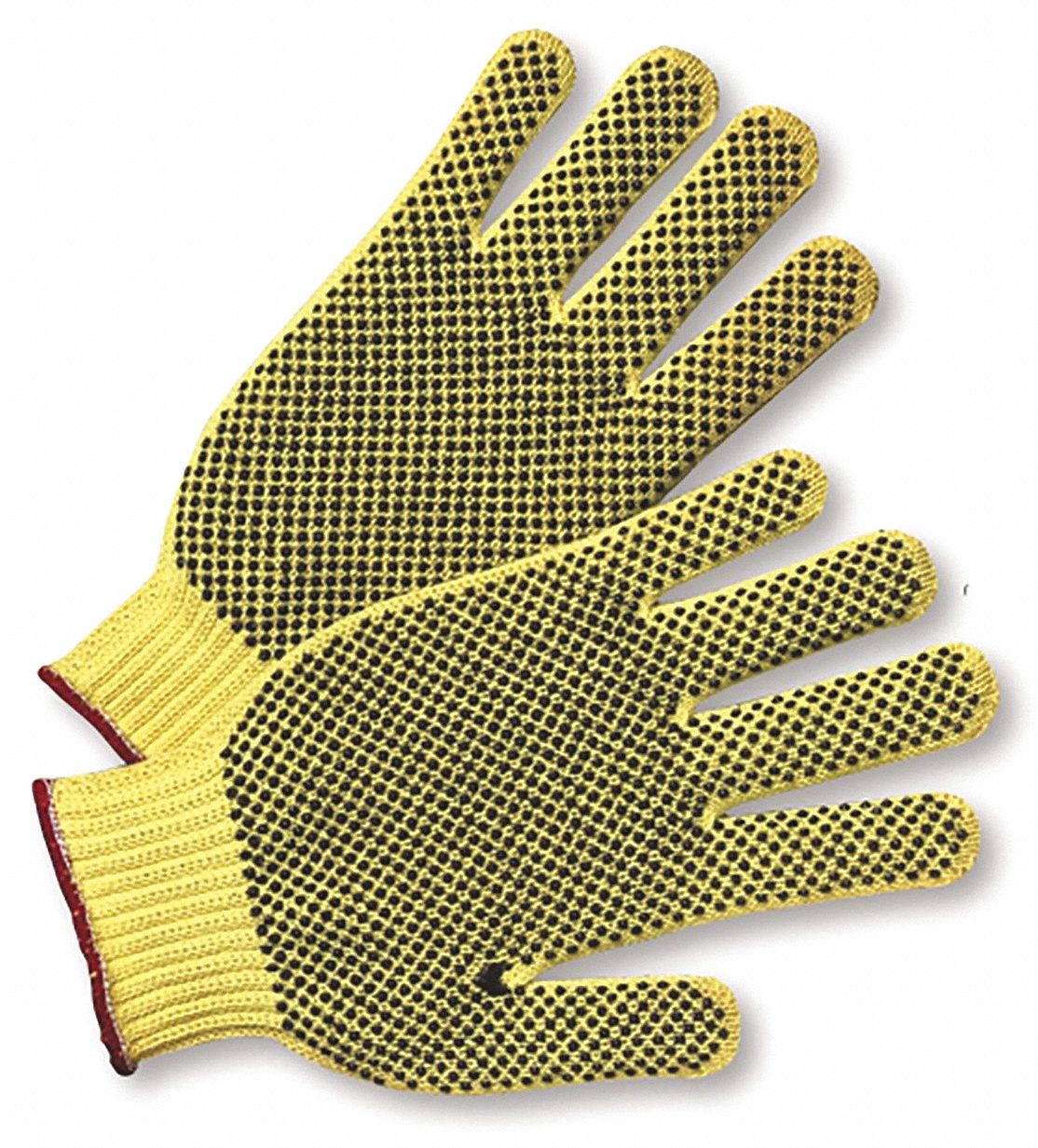 Cut Resistant Gloves, Yellow/Blue, M, PK12