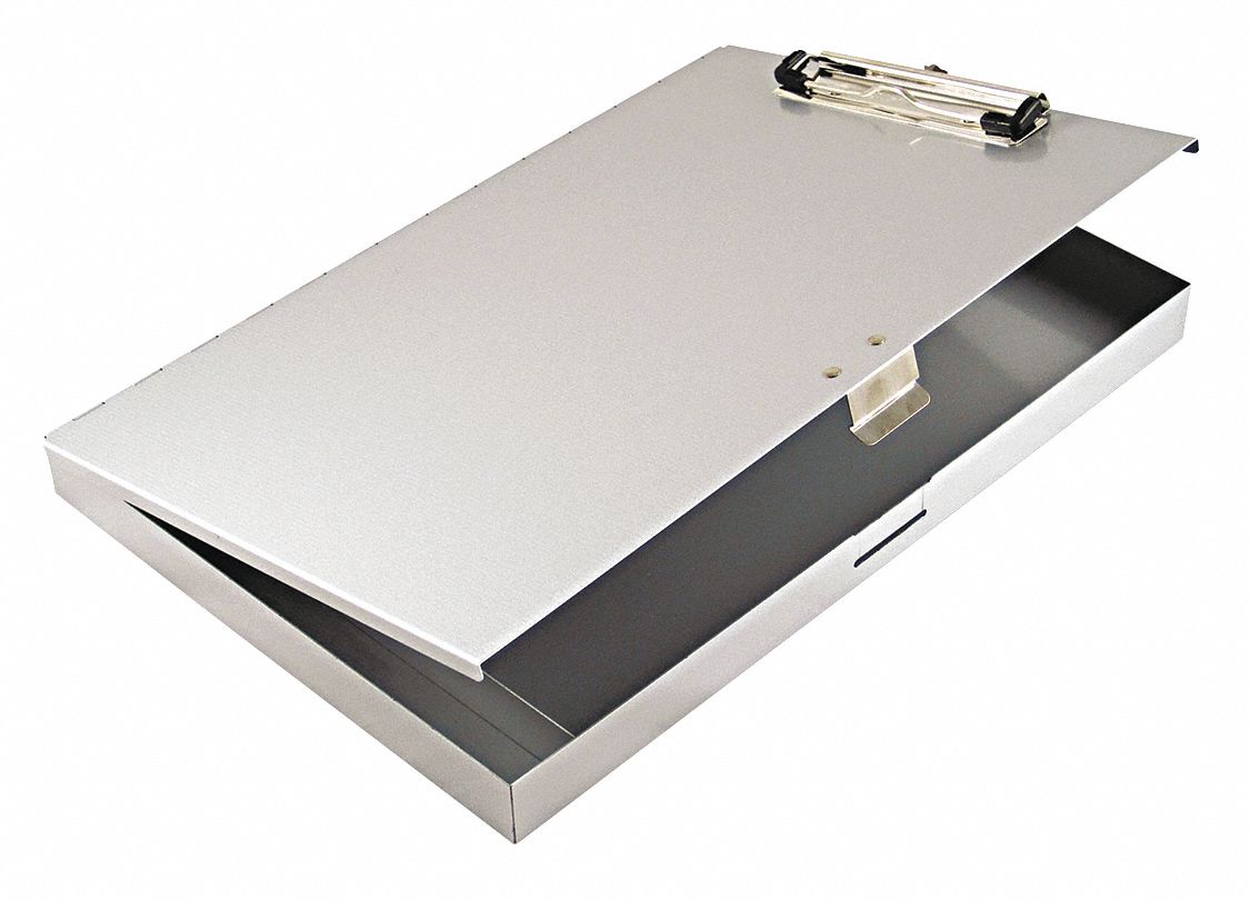 Clipboard, Storage, 1/2in., Gray