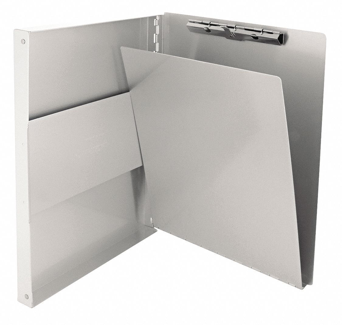 Aluminum Folder 1/2 in Holds 8.5x12 in