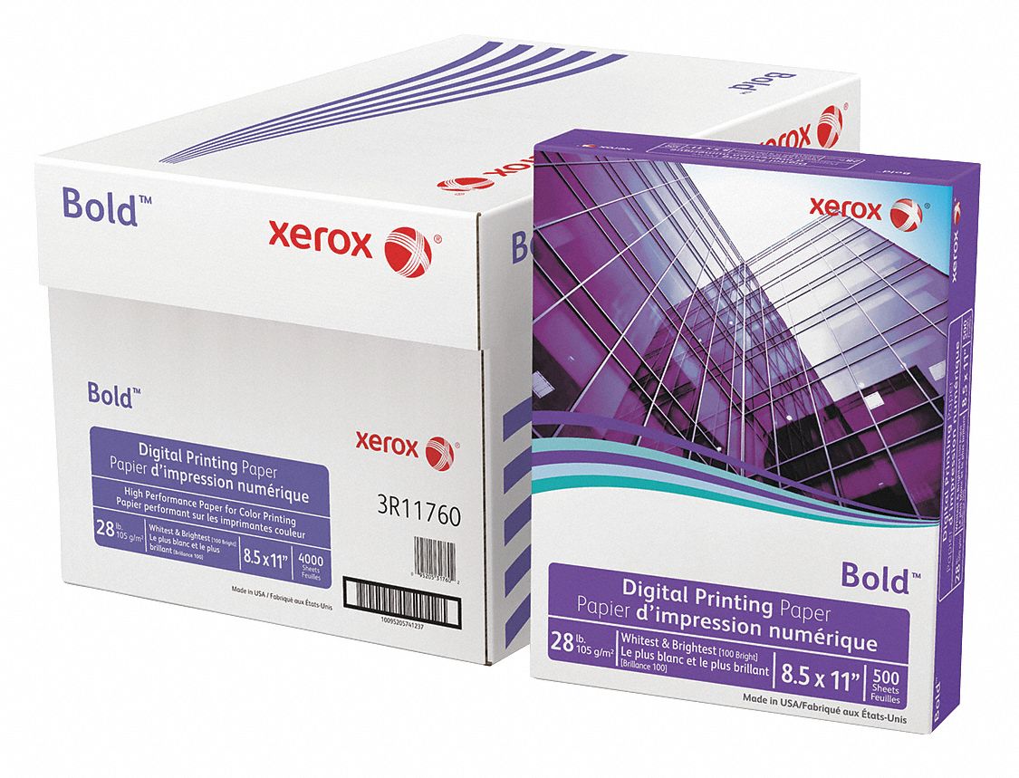 Printng Paper, 28lb, Text, 8.5X11, Wht, PK500