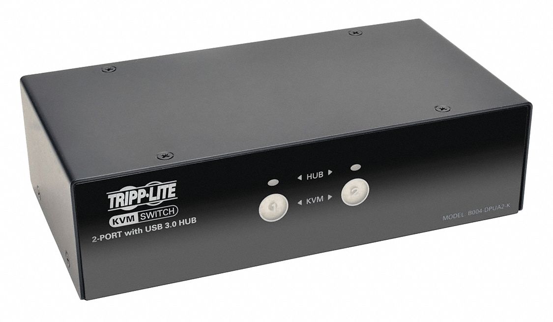 TRIPP LITE KVM 2PORT DPORT AUDIO USB 3.0 HUB KVM Switches