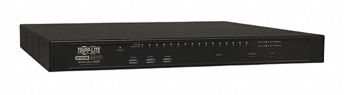 KVM 16-PORT CAT5 2+1 USER IP 1U