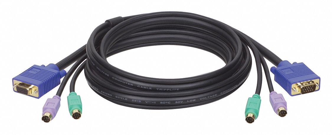 PS/2 CABLE KIT FOR KVM B007-008 6FT