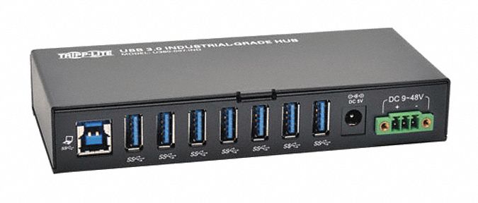 USB Hub 7-Port Industrial 15KV ESD Metal