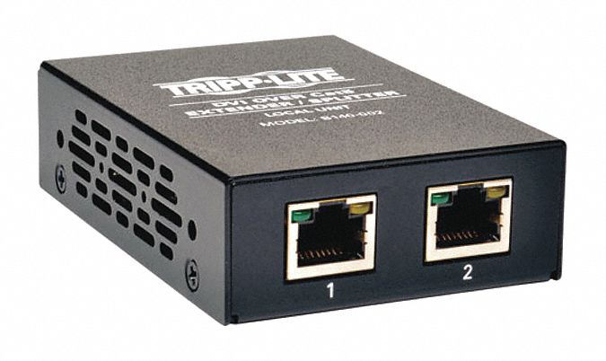 DVI-CAT5/6 EXTENDER,UP TO 200FT,2-PORT