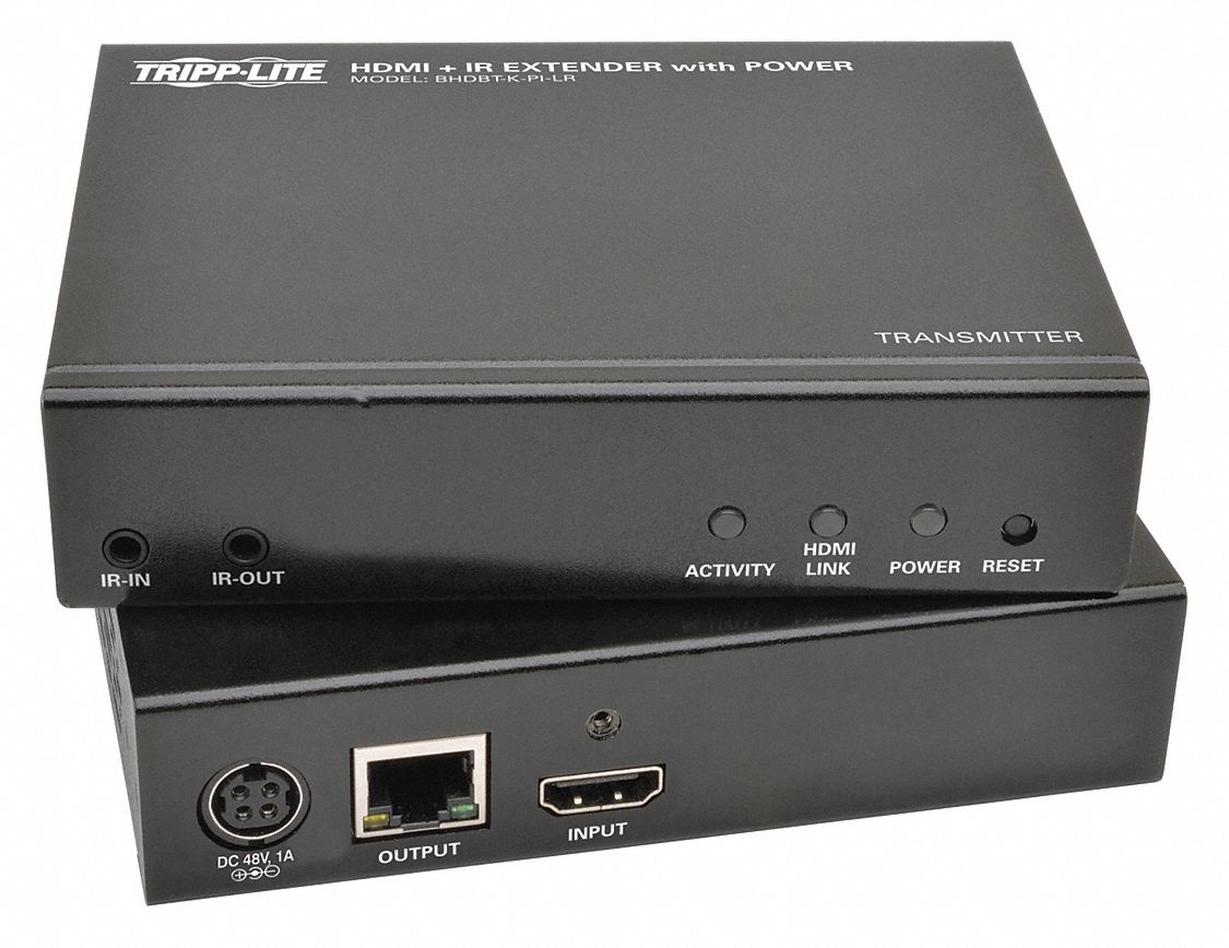 TRIPP LITE HDBASET EXTENDER,HDMI,328FT, AudioVideo Splitters and Adapters TPPBHDBTKPILR
