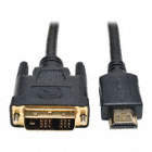 CABLE HDMI-DVI,HDMI,DVI-D M/M,50 PI