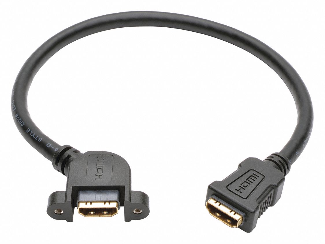 TRIPP LITE HDMI CABLE,HI SPEED,PANEL MOUNT,F/F,1FT AudioVideo Splitters and Adapters