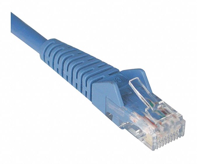 CAT6 CABLE, SNAGLESS, MOLDED, RJ45, BLUE, 4FT