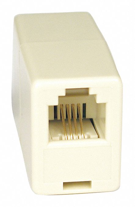 RJ11 MODULAR IN-LINE COUPLER F/F