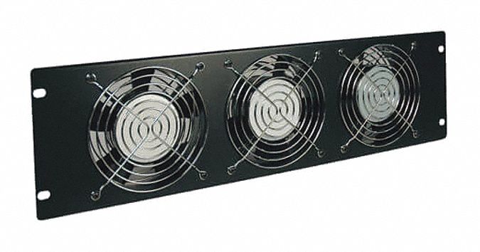 RACK FAN PANEL 3 120V 210 CFM 5-15P 3U