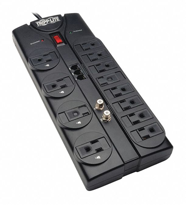 Surge, 12 Outlet, 8ft cord, 2880J, Modem