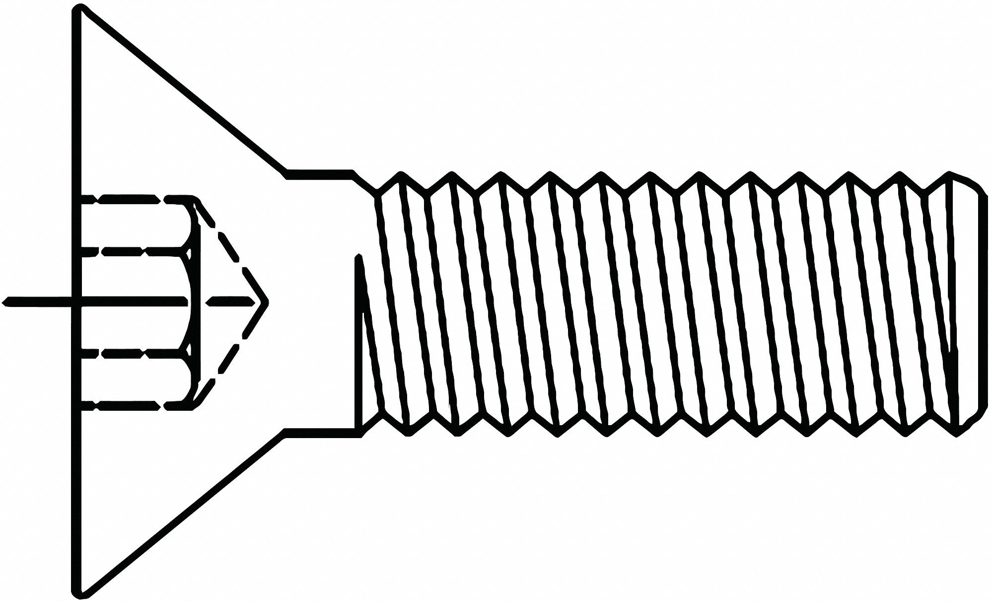 TYAMSA Tornillo De Cabeza Hueca Plana M10 1 50 50mm Long Material 