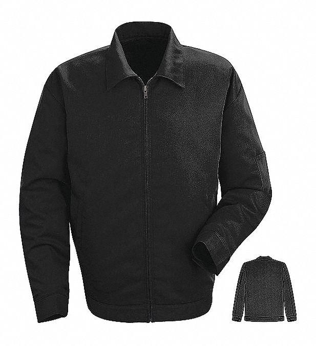 RED KAP, Jacket, Unisex, Slash Pocket Jacket 43N537JT22NV RG 3XL Grainger