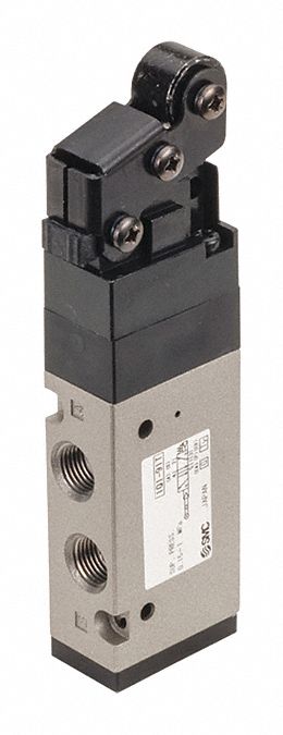 Mechanical Valve, 5 Port, Roller Lever, NPT