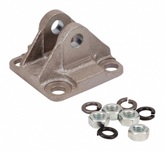 Air Cylinder Mounting Hardware: Clevis, Fits 100 mm Bore Dia, CA2-D10