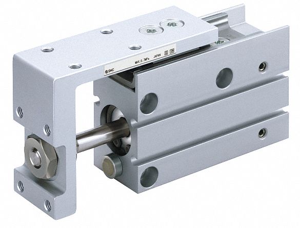 Mini Slide Table: 15 mm Stroke Lg, 10 mm Bore Dia, Mfr Part # MXH10-15Z, MXH Series, Metric