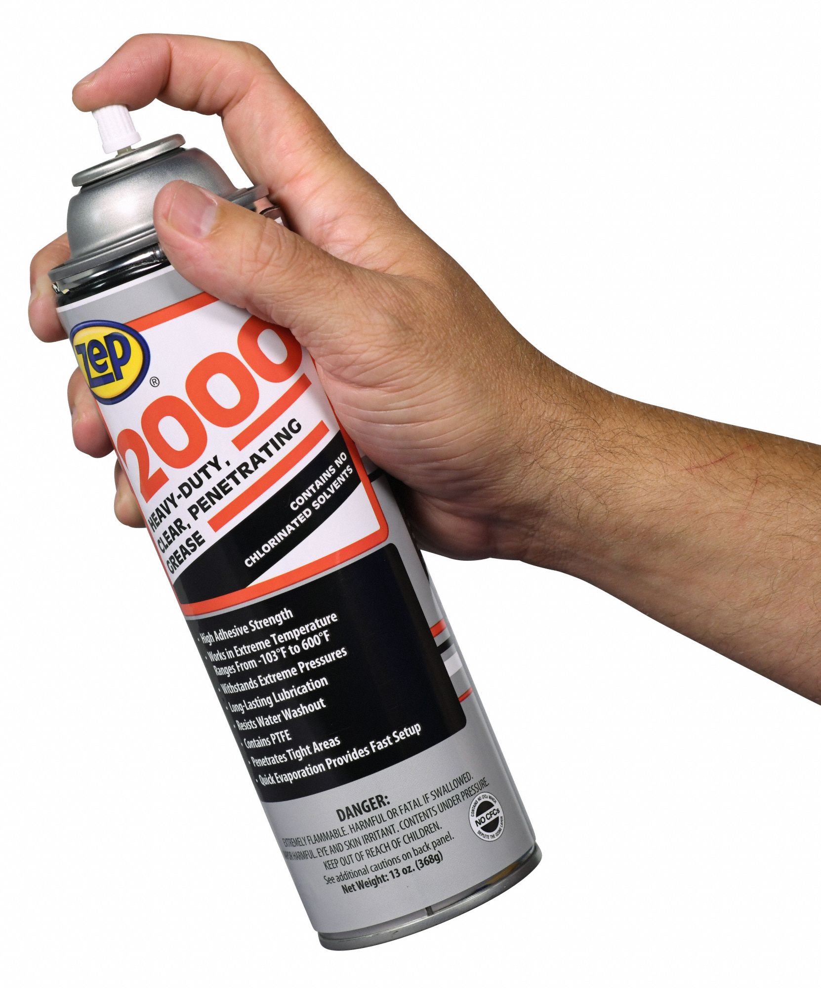 ZEP General Purpose Lubricant 0° to 600°F, PTFE, 13 oz, Aerosol Can