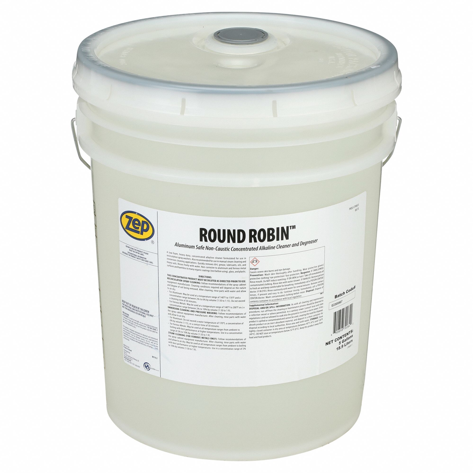 Parts Washer Cleaner: Water, Dirt/Grease/Lubricant/Oil/Soil, For Metals Material Group, 140°F