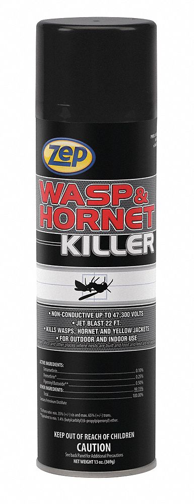 ZEP Aerosol Insecticide, Liquid Aerosol, 13 oz, Outdoor Only - 43NT05 ...