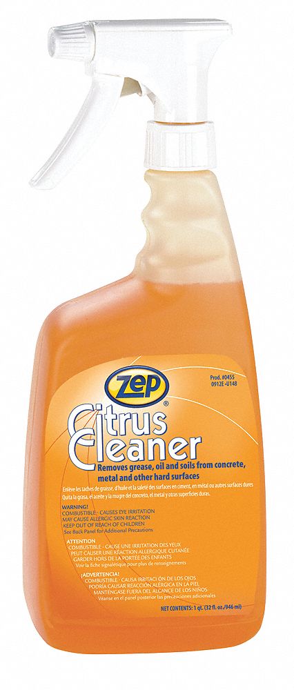 ALL PURPOSE CLEANER, TRIGGER SPRAY BOTTLE, 1 QT CONTAINER SIZE, CONCENTRATED, CITRUS, 12 PK