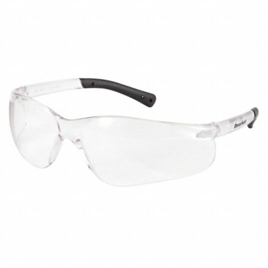 CREWS, Safety Glasses,Frost Frame,Clr Lens,PK12 - 43PC64|CWS BK110AF ...