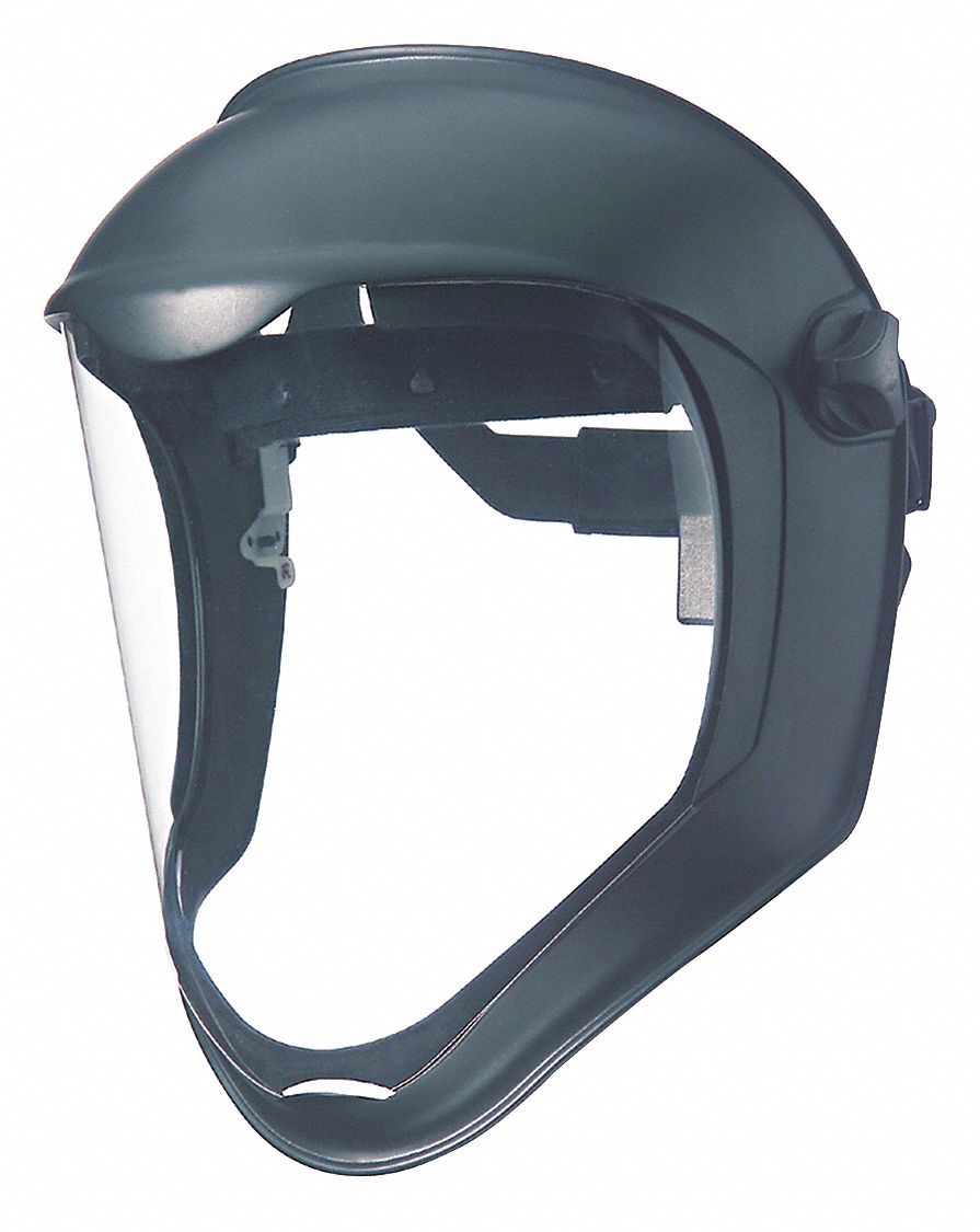 HONEYWELL UVEX, Face Shield,Clear Lens,Black - 43PD54|763-S8500 - Grainger