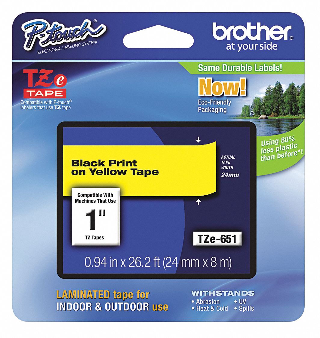 Label Tape Cartridge 1 Black/Yellow