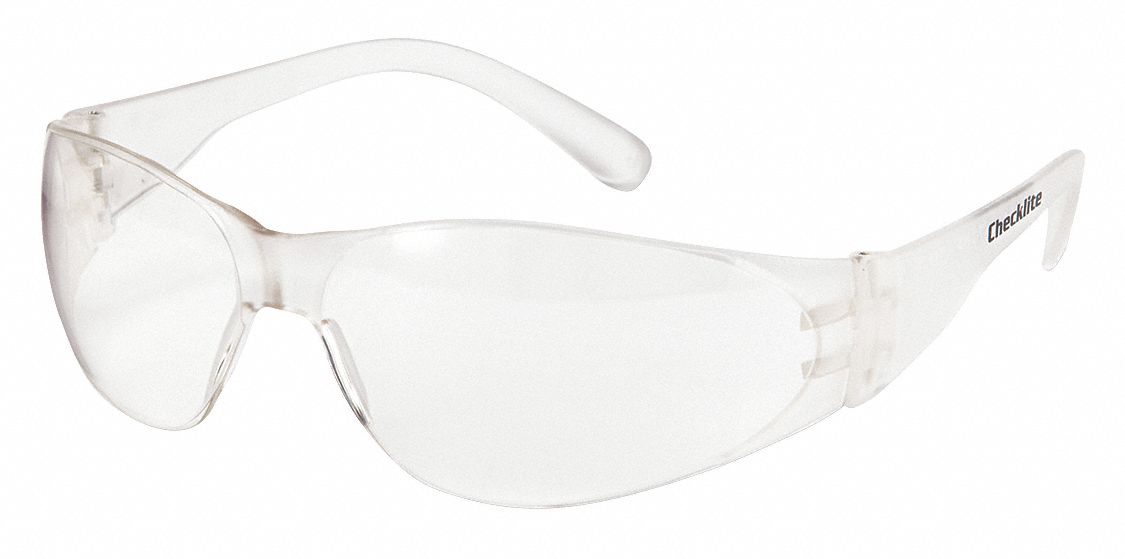 Safety Glasses, Clear Frame/Lens