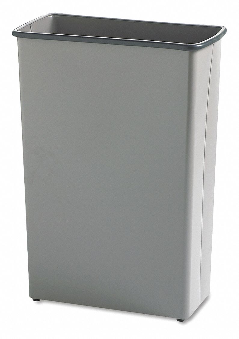 Wastebasket, gal., Rectangular,