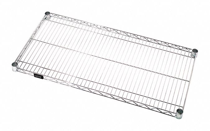 Metal Shelving: 42 in x 24 in, 1 Shelves, Split Sleeve, 800 lb Load Capacity