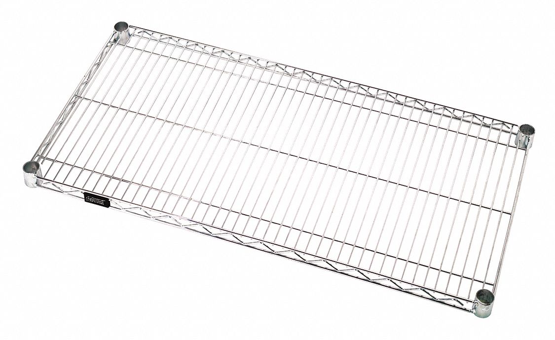 Wire Shelving Unit, Starter, 800 lb., Steel