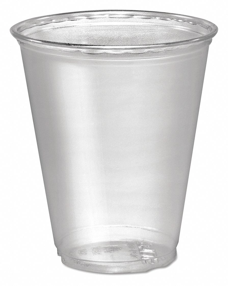 SOLO CUP COMPANY Cup, Plastic, 7 oz., 20/50, Clear, PK1000 - 43PR93|DCC ...