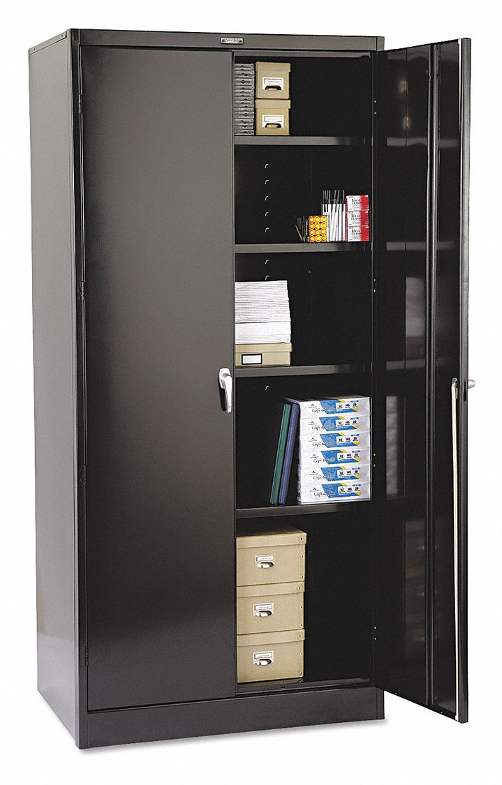ARMOIRE STOCKAGE 36X24X78 NOIR