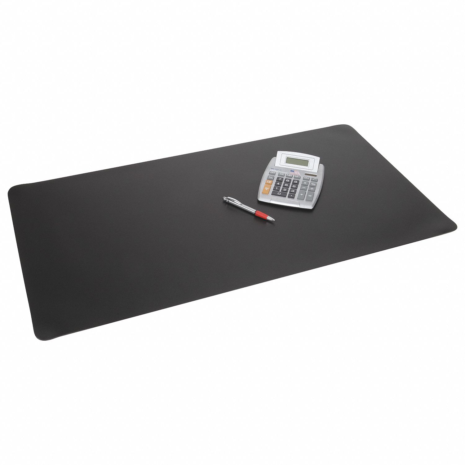 ARTISTIC Desk Pad, 17X24", Black 43RK27LT412MS Grainger