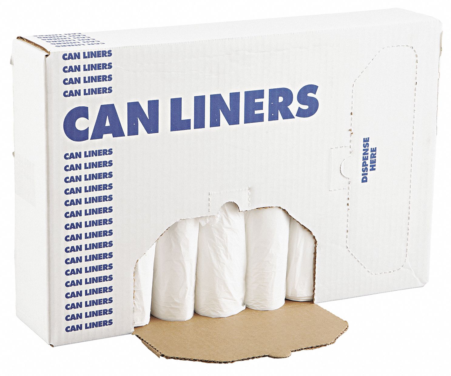 Can Liner 24x32 White Linear PK500