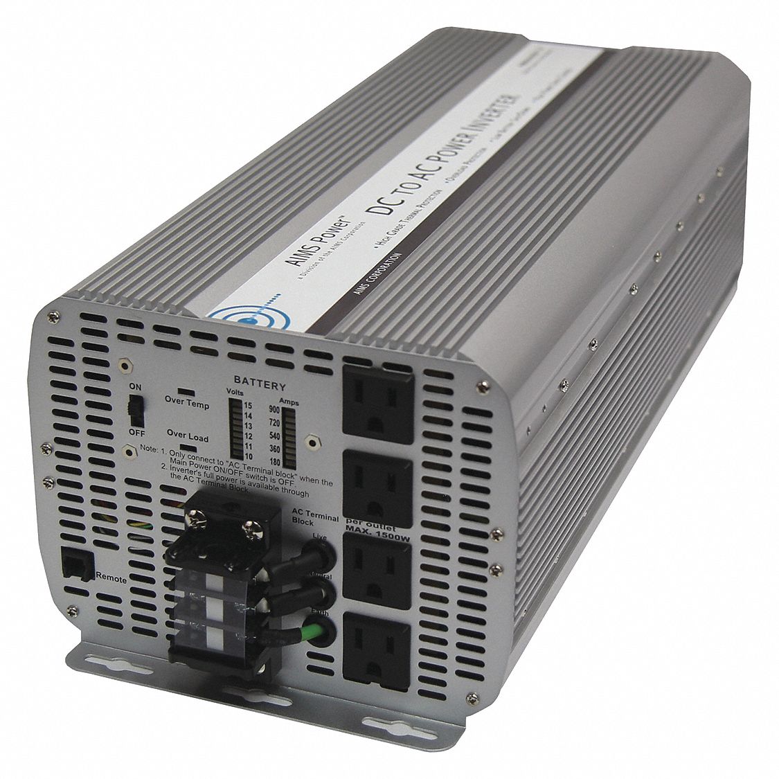 Modified Sine Inverter, 8000W, 12V to 120V