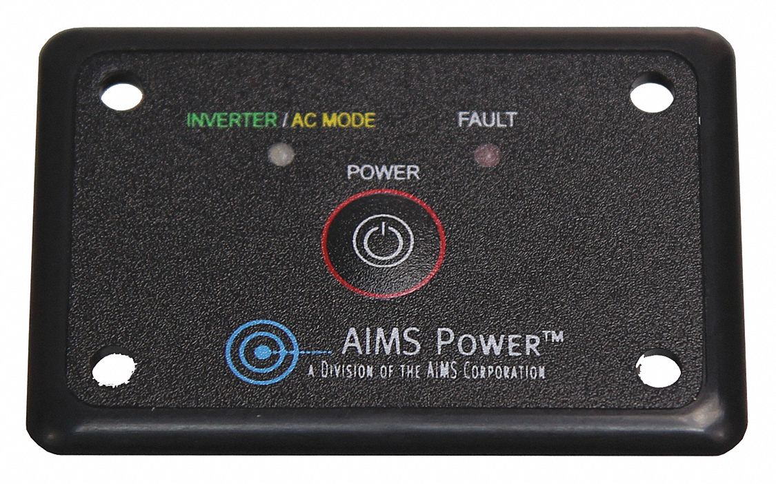 AIMS POWER, Mount Remote Switch for Select Inverters 43TD39REMOTEHF