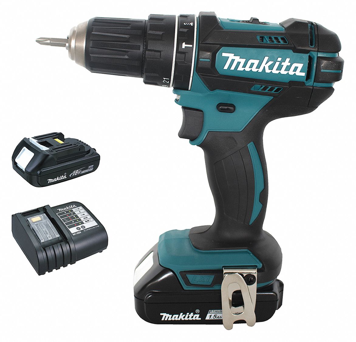 Rotomartillo Inalámbrico, 18.0, Propósito General, 1/2", 1/2", 1-1/2", 2