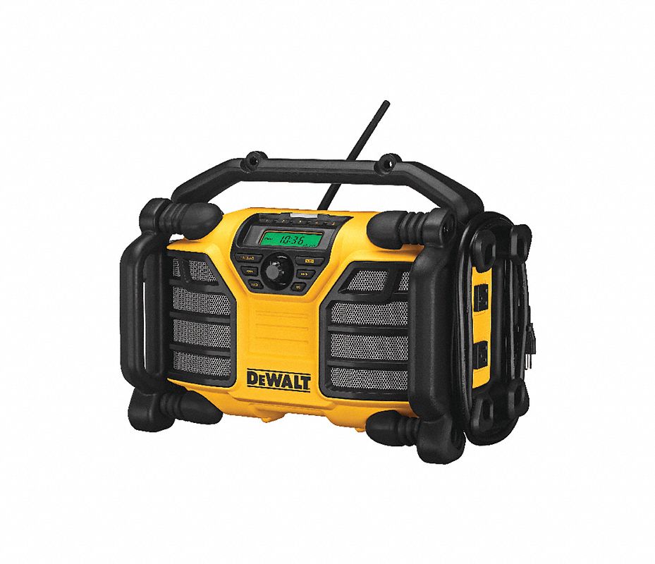 DEWALT Radio de Trabajo,3A/hr.,12.0 a 20.0V Radios para el Lugar de