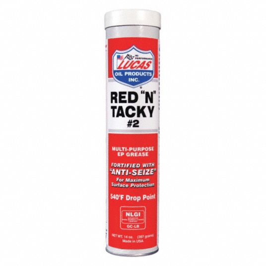 LUCAS, Red-N-Tacky Grease 14.5 oz. - 43WN58|10005 - Grainger