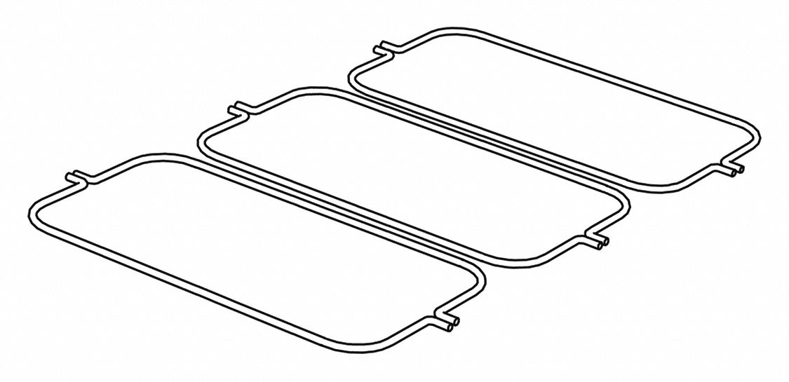 SUPPORTS TRIPLES SACS DECHETS,ARGENT