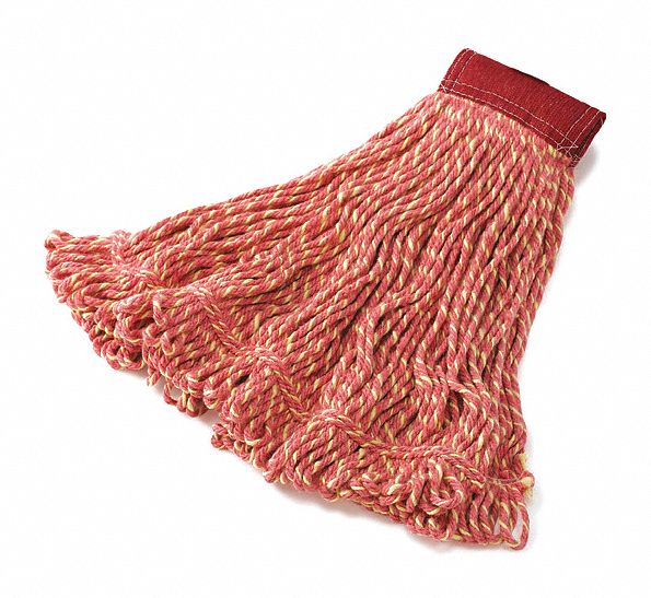Blend Mop Head, Red, Cotton/Synthetic