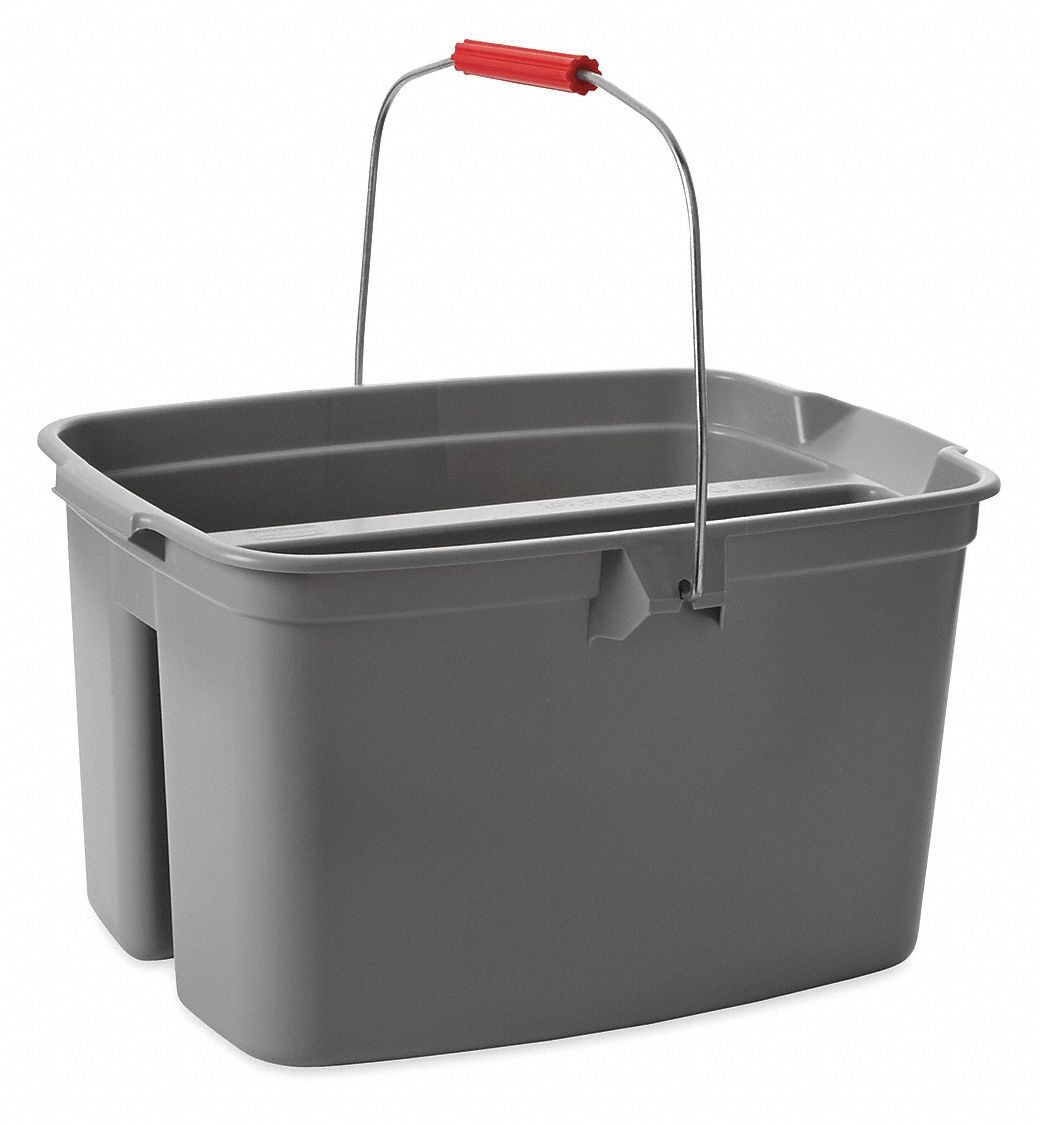 DOUBLE PAIL, GREY, 19 QT