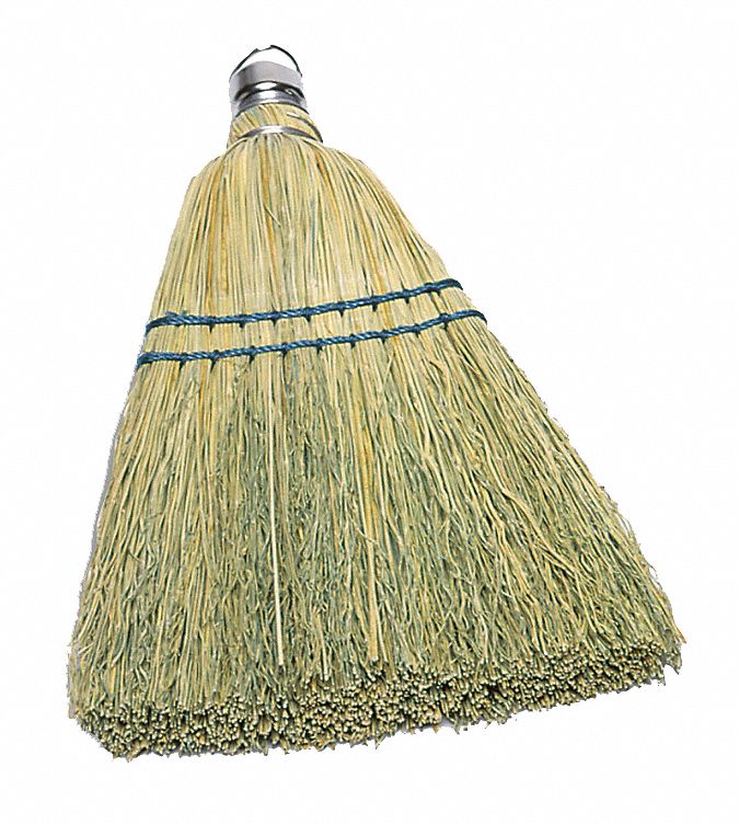 CORN BROOM,HEAD AND HANDLE,7-1/2