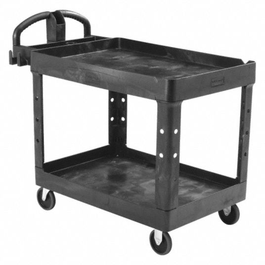 Utility Cart,Heavy Duty,2-Shelf - Grainger