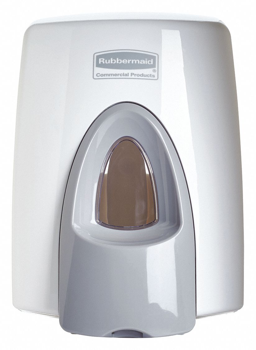 SURFACE CLEANER DISPENSER, FOAM, MOUNTABLE, MANUAL, WHT, 4.3 X 8.25 X 3.7 IN, 400 ML, PLASTIC