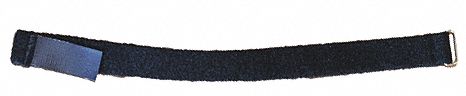 HOOK AND LOOP STRAP,18 IN,BLACK