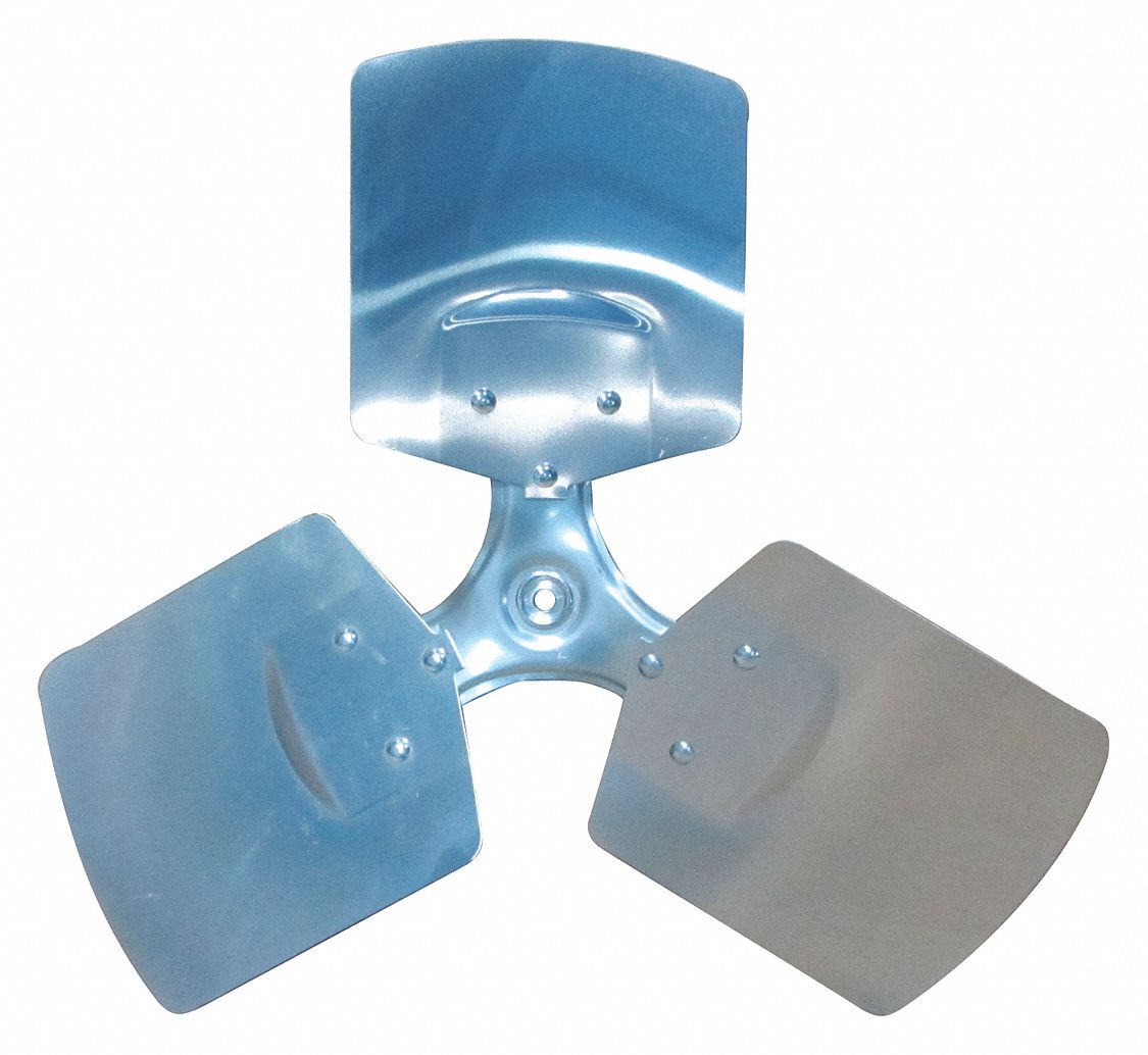 PROPELLER, 14 IN PROPELLER DIAMETER, 5/16 IN BORE DIAMETER, 19 °  PITCH, 3 BLADES, ALUMINUM